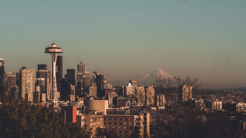 Seattle Skyline. By Chait Goli