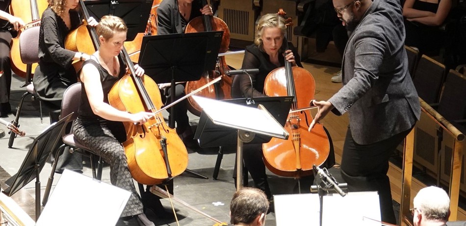 Silicon being performed by the BBC Philharmonic Orchestra in October 2022 (photo by Robert Laidlow)