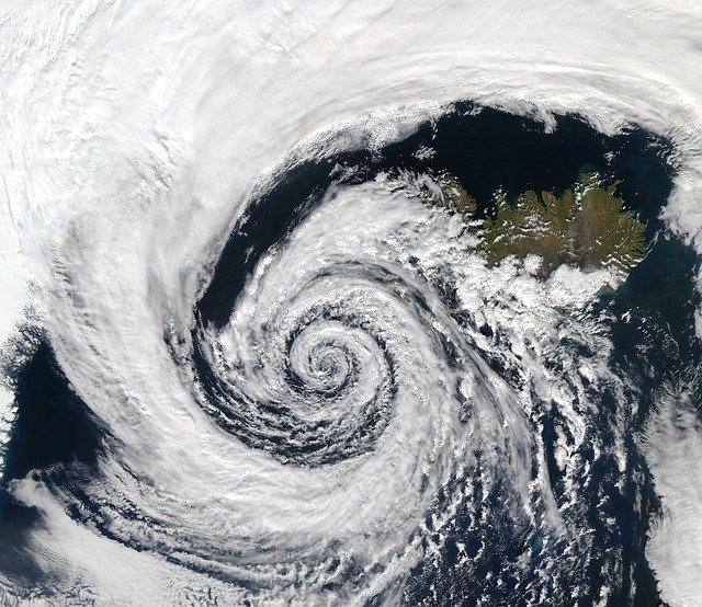 Climate weather cloud swirl