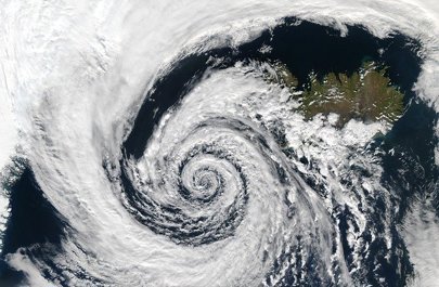 Climate weather cloud swirl