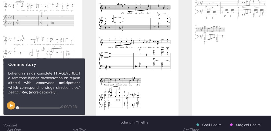 MELD application Lohengrin TimeMachine