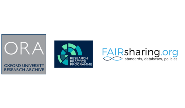 ORA Research Practice Prgoramme Fairsharing Combined Logo