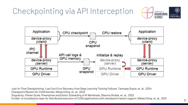 One of the presentation slides that accompanied the talk