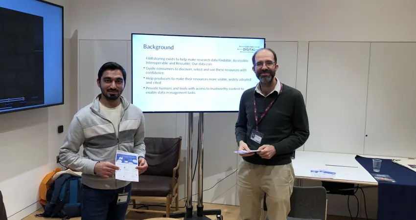 Ramon Granell and Prakyat Gailani at Oxford Digital Festival 2023