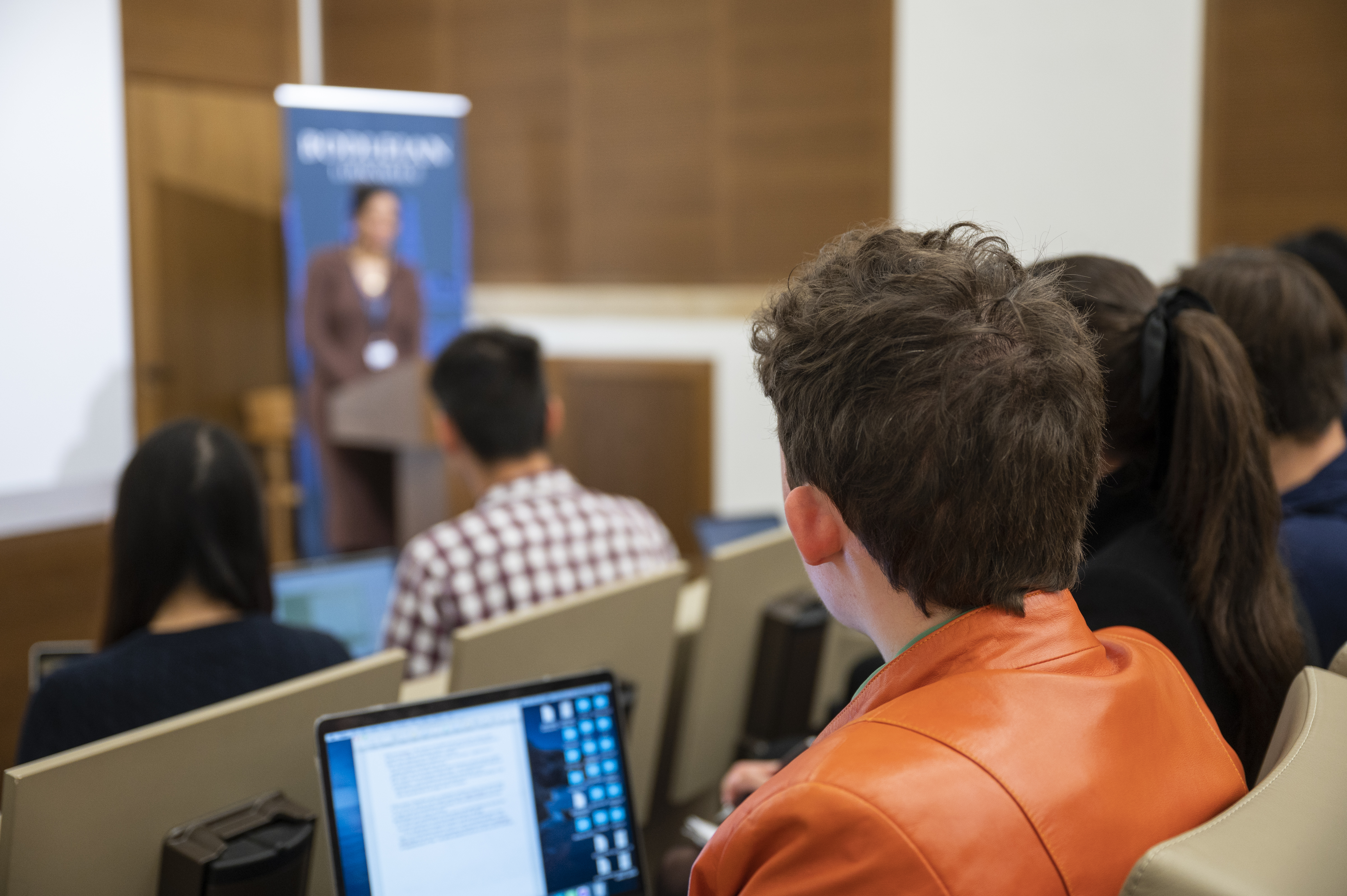 Students in a lecture
