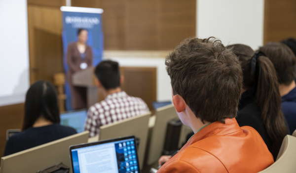 Students in a lecture